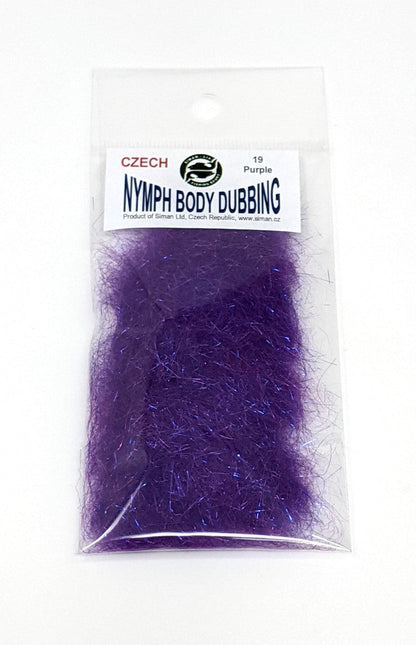 Jan Siman Czech Nymph Body Dubbing 19 Purple Dubbing