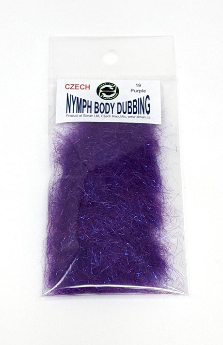 Jan Siman Czech Nymph Body Dubbing 19 Purple Dubbing