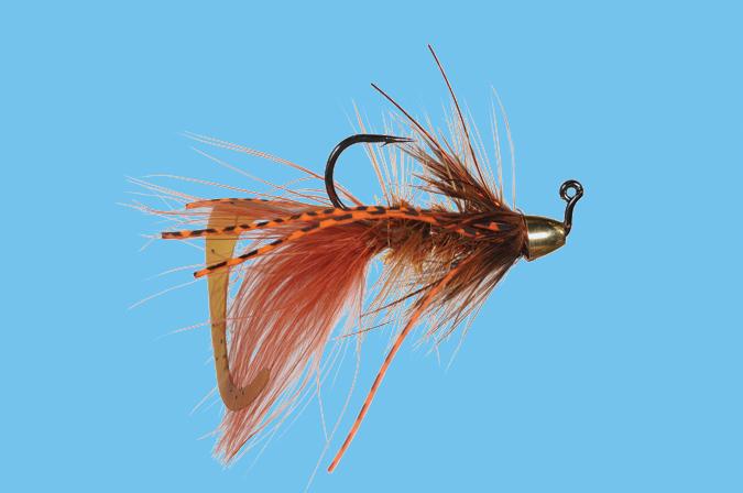 Jawbreaker Bass Fly Orange Flies