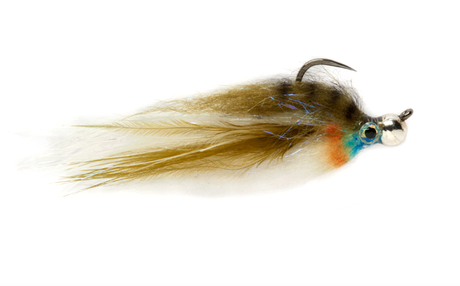 Jiggy Fat Minnow Bluegill Barbless size 10 Flies