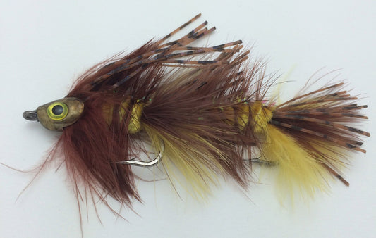 Jointed Urchin JJ Streamer Fish Skull Articulated Fly