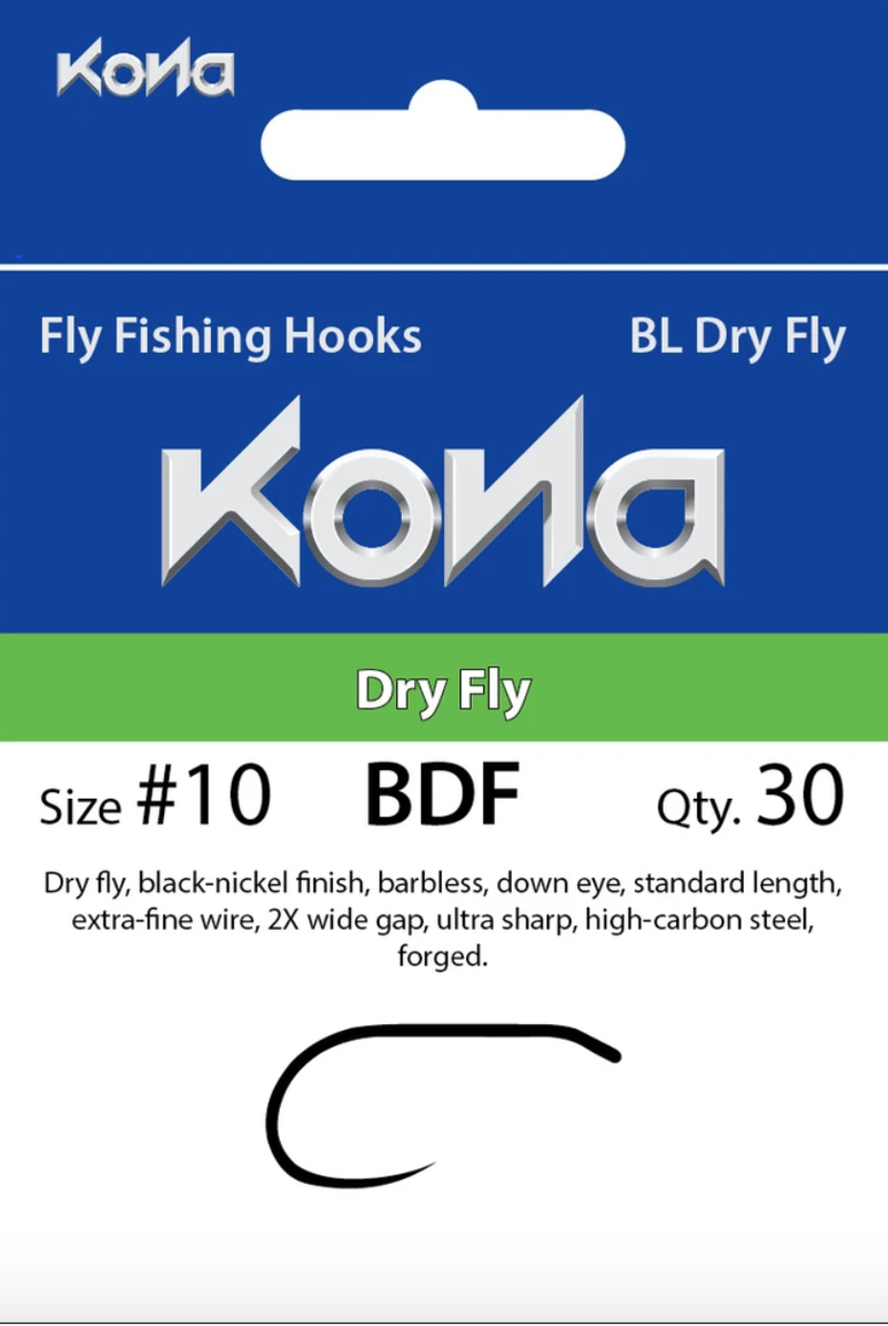 Kona Hooks | BC1 Curved Nymph Scud Pupa Barbless 30 Pack