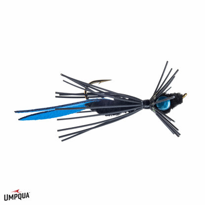 Kraft's Clawdad Blue/Black / 4 Flies