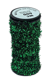 Kreinik Micro Ice Chenille Emerald Green Chenilles, Body Materials