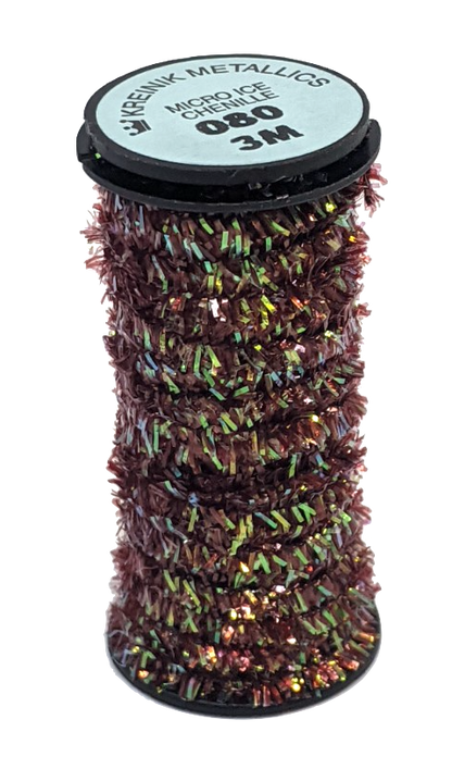 Kreinik Micro Ice Chenille Garnet Chenilles, Body Materials