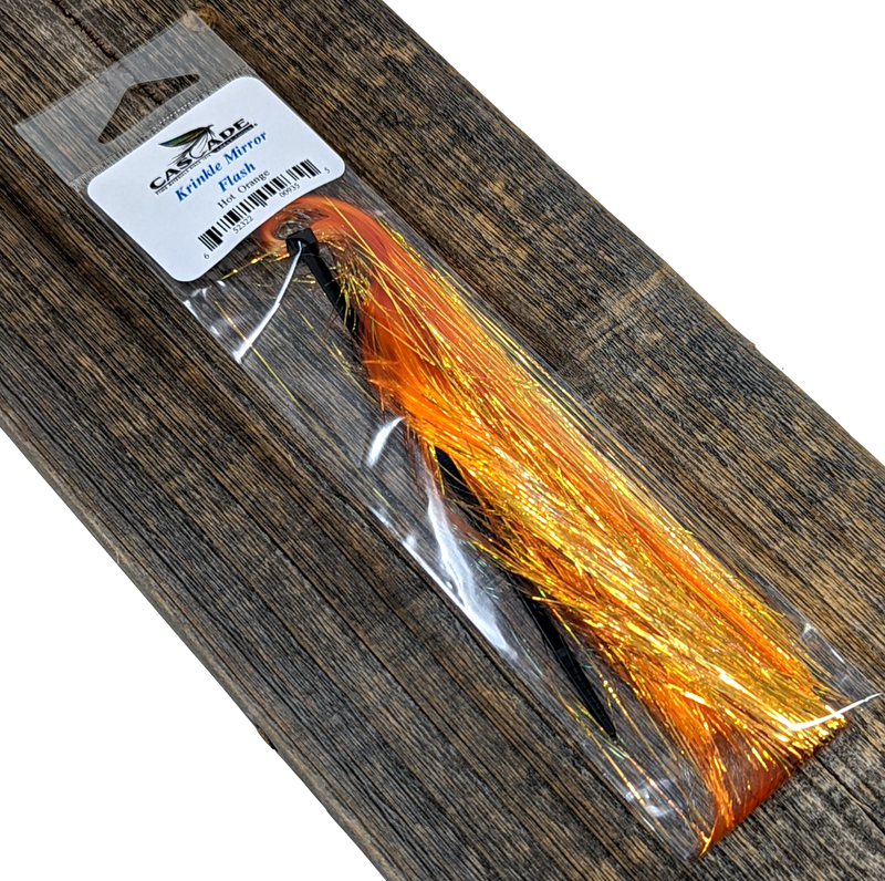Krinkle Mirror Flash Hot Orange Flash, Wing Materials