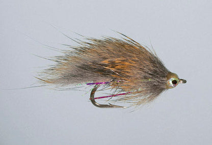 Kure's Squirrel Micro Zonker Gray Flies