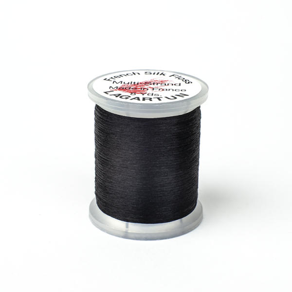 Lagartun French Silk Floss Black Threads