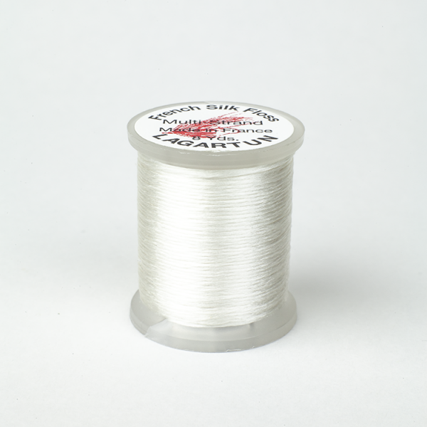 Lagartun French Silk Floss Brilliant White Threads