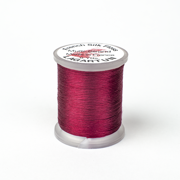 Lagartun French Silk Floss Burgundy Threads