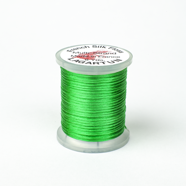 Lagartun French Silk Floss Highlander Green Threads