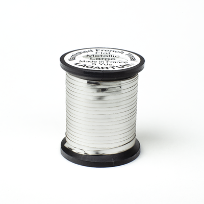 Lagartun Metal Flat Tinsel Silver / Large Wires, Tinsels