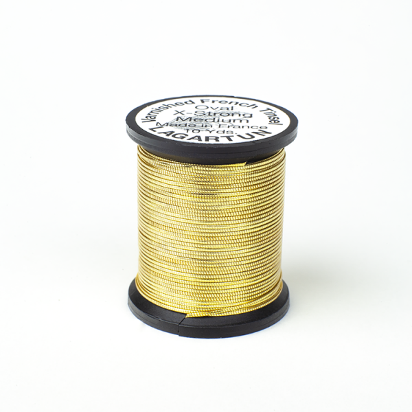 Lagartun Metal Oval Tinsel Gold / Medium Wires, Tinsels