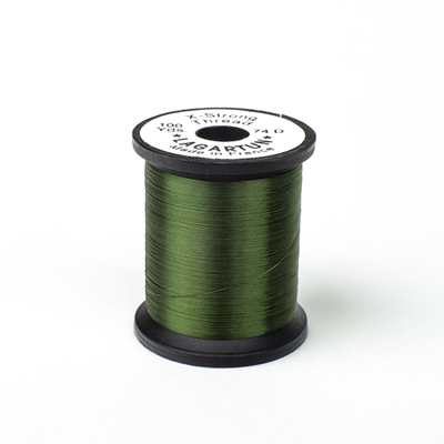 Lagartun Tying Thread X-Strong 150D Dark Olive Threads