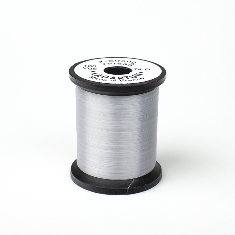 Lagartun Tying Thread X-Strong 150D Fluor White Threads