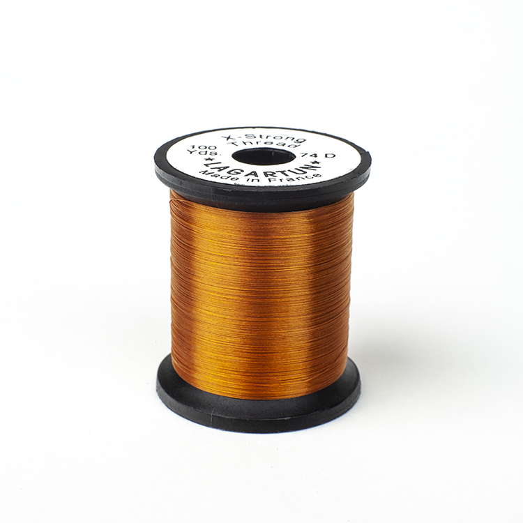 Lagartun Tying Thread X-Strong 74D Amber Threads
