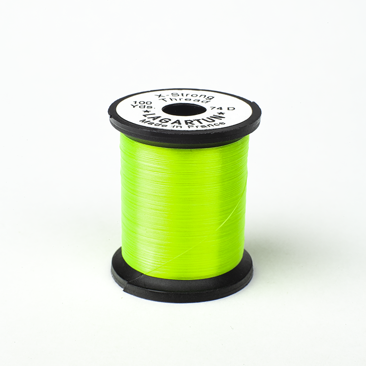 Lagartun Tying Thread X-Strong 74D Fluor Yellow Threads