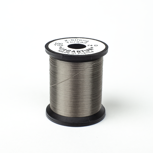 Lagartun Tying Thread X-Strong 74D Iron Grey Threads