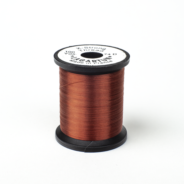 Lagartun Tying Thread X-Strong 74D Rust Threads