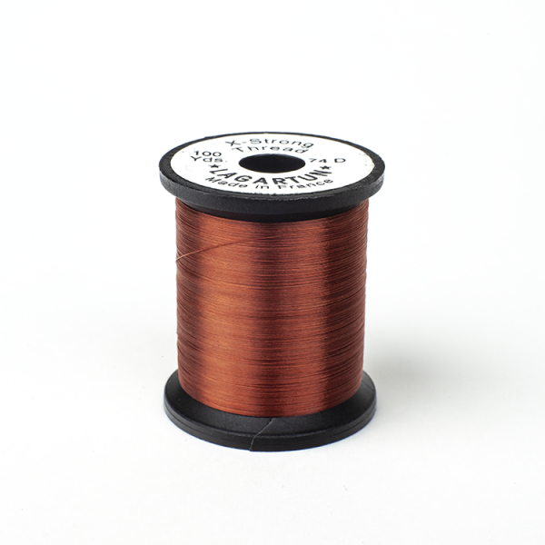 Lagartun Tying Thread X-Strong 95D Rust Threads