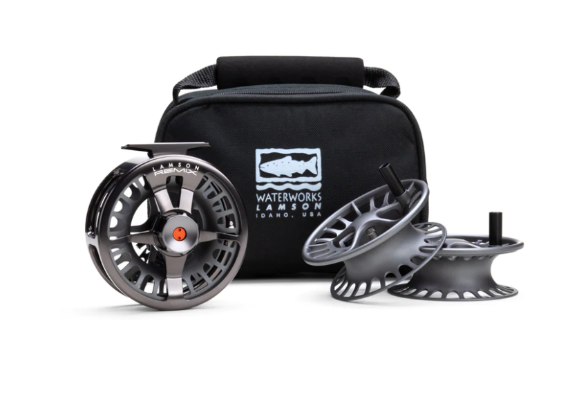 Lamson Remix HD Fly Reel 3 Pack Smoke / -7+ Fly Reel