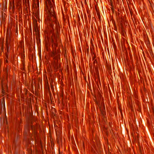 Larva Lace Saltwater Angel Hair Orange Flash, Wing Materials