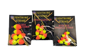 Lightning Strike Bi-Visible Football Indicators w/ Pegs Strike Indicators