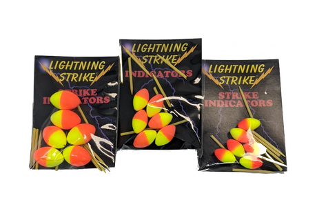 Lightning Strike Bi-Visible Football Indicators w/ Pegs Strike Indicators