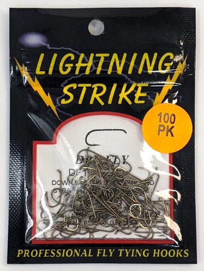 Lightning Strike DF1 Dry Fly Hook 100 Pack 12 Hooks