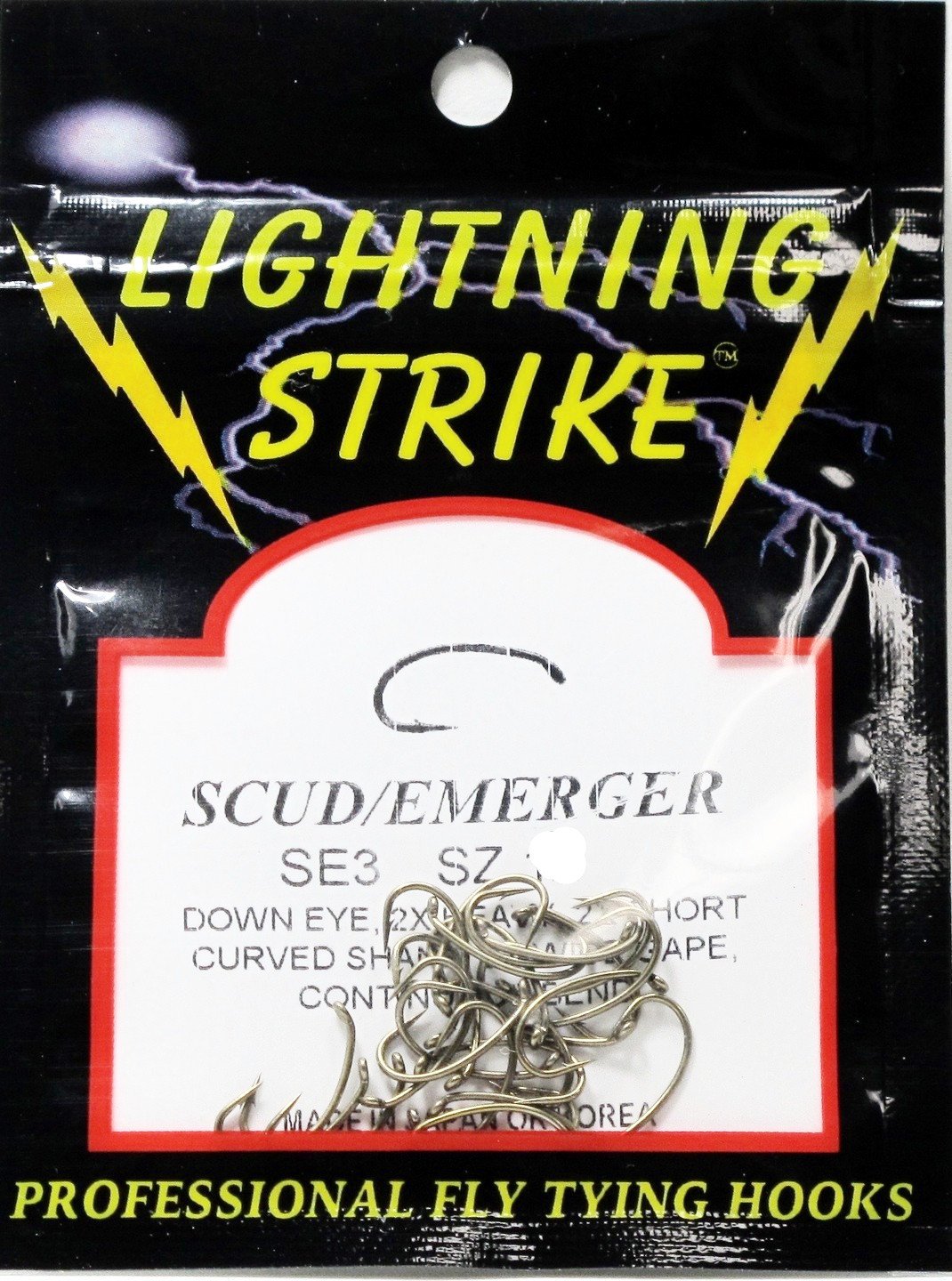 Lightning Strike SE3 Scud Hook 25 Pack