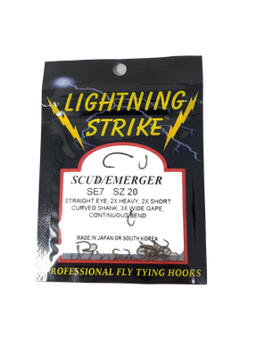 Lightning Strike SE7 Scud Hook 25 Pack 14 Hooks
