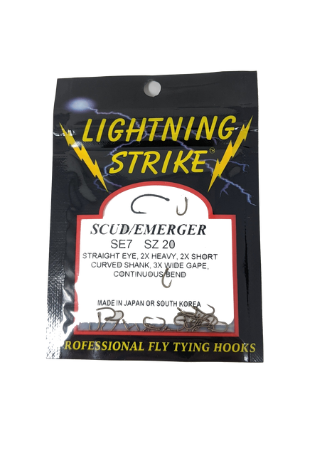 Lightning Strike SE7 Scud Hook 25 Pack 14 Hooks