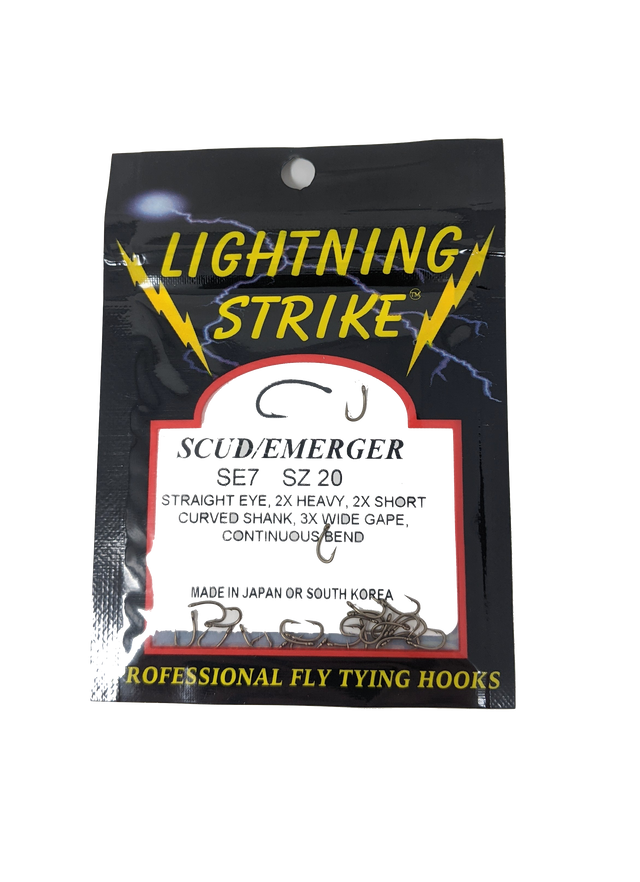 Lightning Strike SE7 Scud Hook 25 Pack 14 Hooks