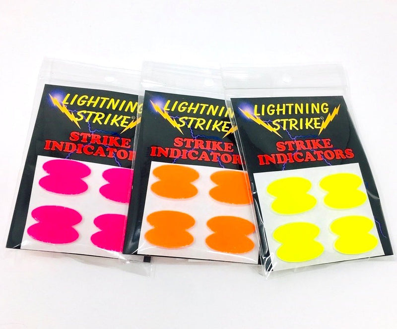 Lightning Strike Stick-On Bigdicators Fluorescent Yellow