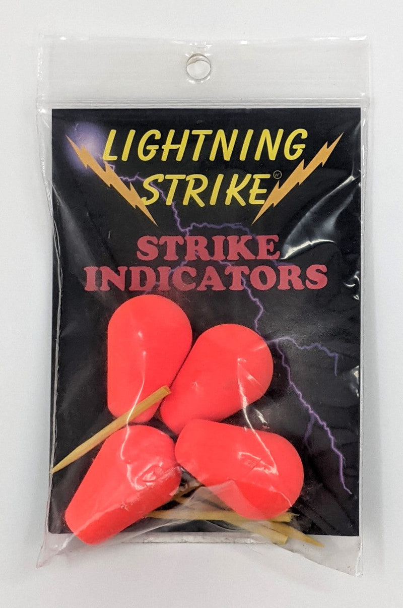 Lightning Strike Tear Drop Indicator 3/4" Fl Orange (w/ pegs) Strike Indicators