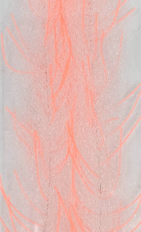 Lively Legs Crustacean Brush 1 inch White and Flouro Pink Chenilles, Body Materials
