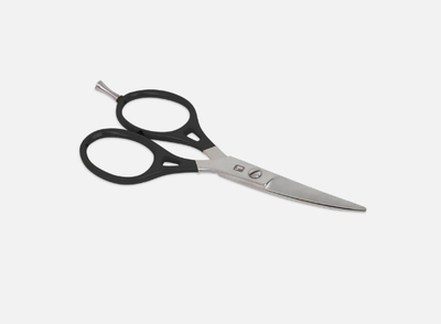 Loon Black Ergo Prime Curved Shears w/ Precision Peg Fly Tying Tool