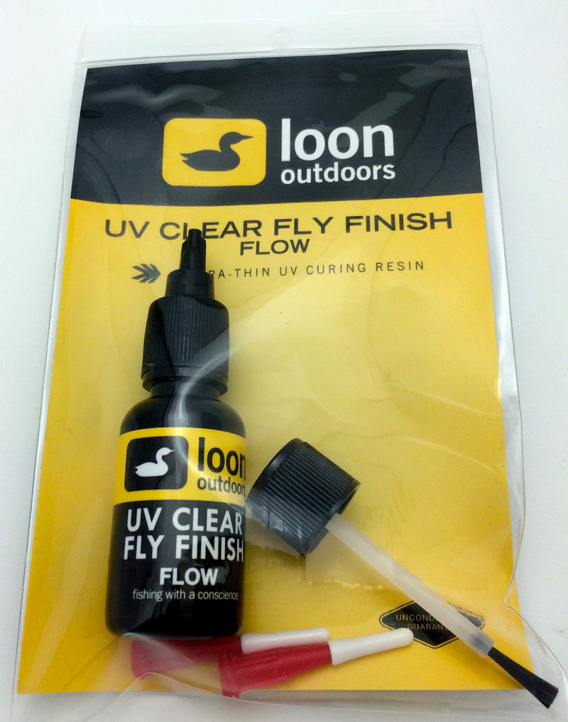 Loon UV Clear Fly Finish Flow Resin fly tying