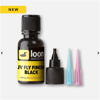 Loon UV Colored Fly Finish Black Cements, Glue, Epoxy