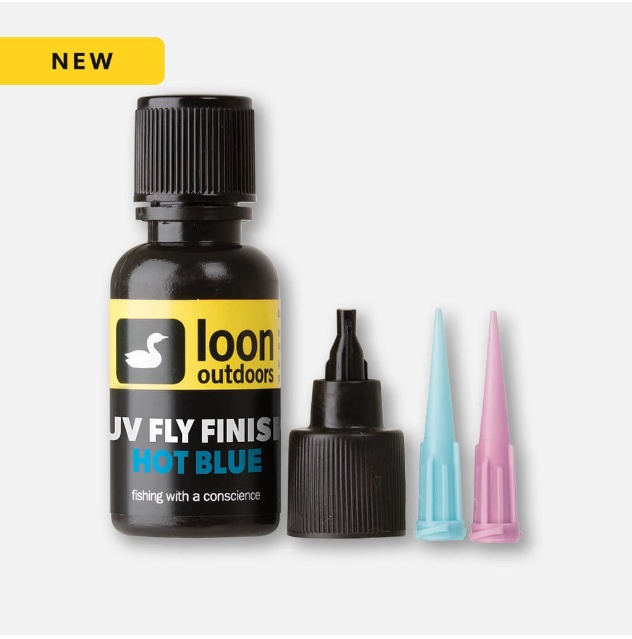 Loon UV Colored Fly Finish Hot Blue Cements, Glue, Epoxy