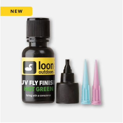 Loon UV Colored Fly Finish Hot Green Cements, Glue, Epoxy