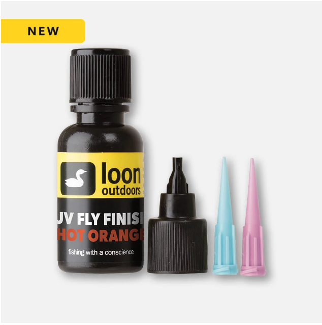 Loon UV Colored Fly Finish Hot Orange Cements, Glue, Epoxy