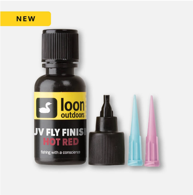 Loon UV Colored Fly Finish Hot Red Cements, Glue, Epoxy