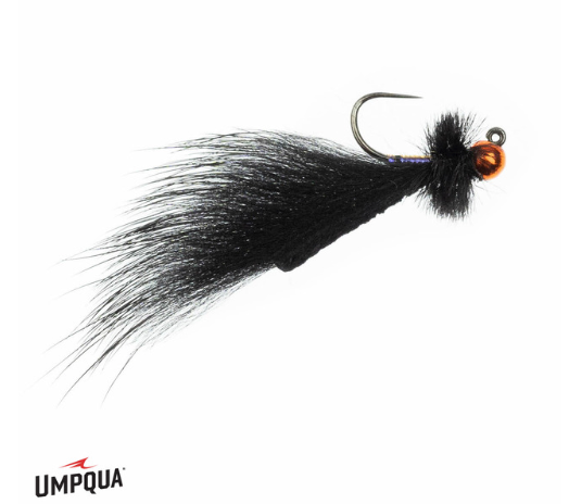 Mayer Mini Leech Jig Radiant Black/orange / 14 Flies