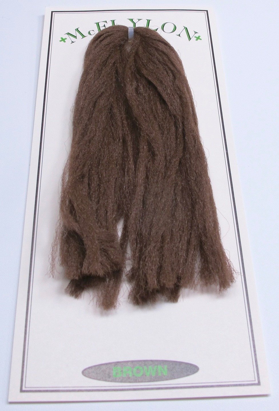 McFlylon Poly Yarn Brown Flash, Wing Materials