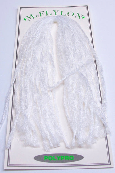McFlylon Poly Yarn White Flash, Wing Materials