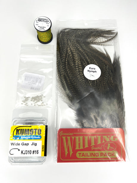 Micro Glint Perdigon Fly Tying Bundle - Without UV Resin & Light Fly Tying Kit