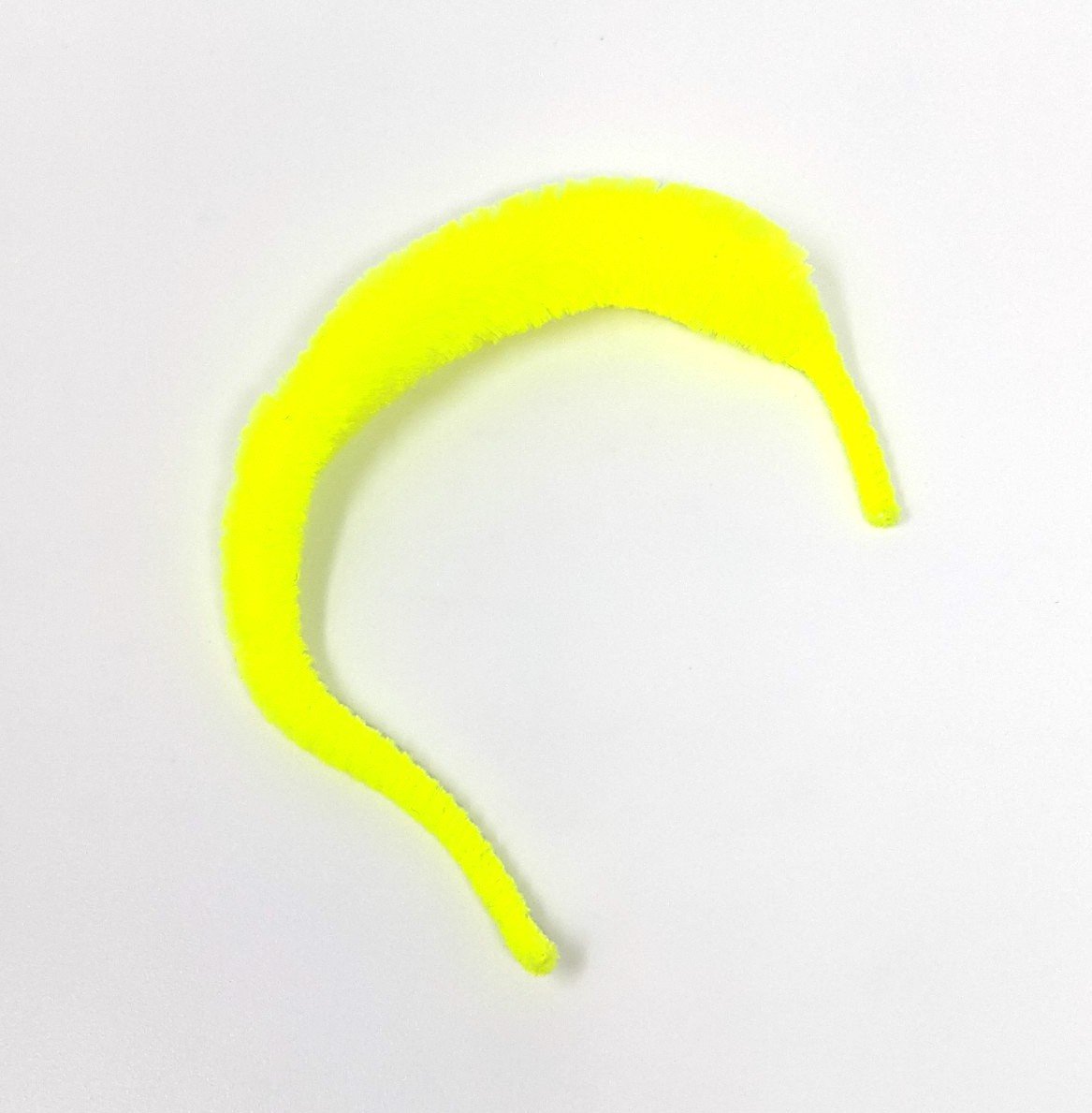 Micro Mini Mangums Dragon Tail 4" Fl Yellow Chenilles, Body Materials