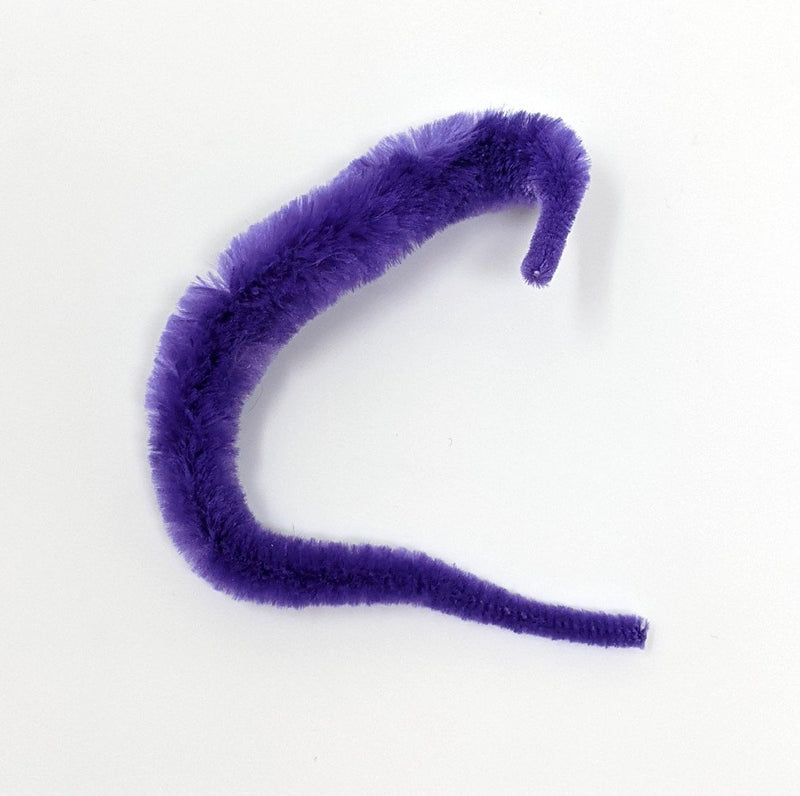 Micro Mini Mangums Dragon Tail 4" Purple Chenilles, Body Materials