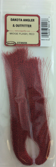 Wapsi Midge Flash Red Fly Tying Krystal